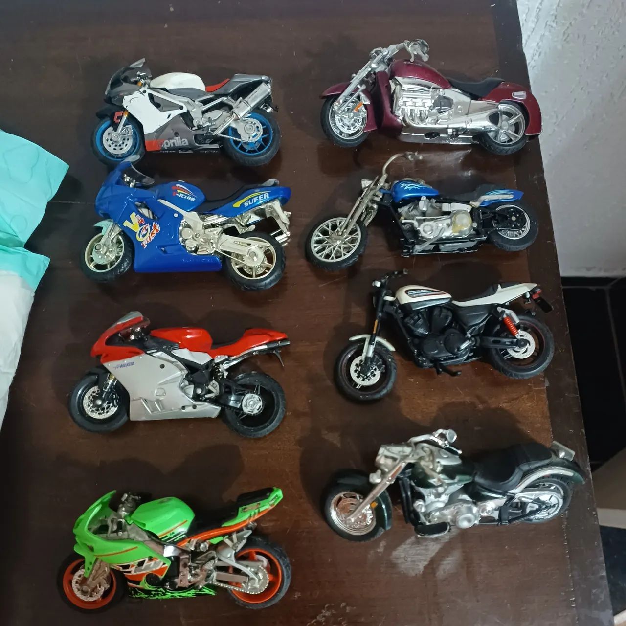 Motos miniaturas para colecionar 