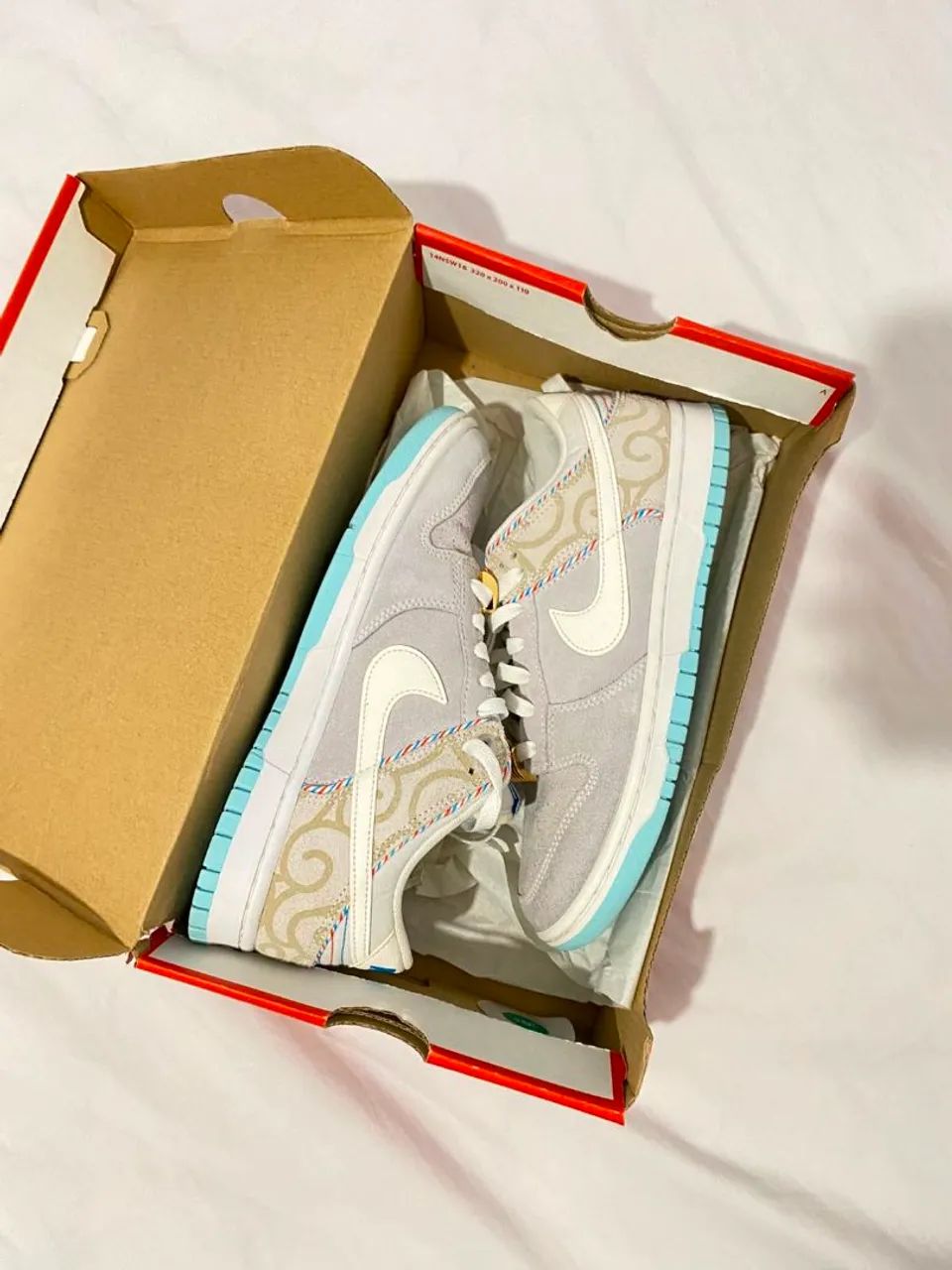 Nike dunk low barber shop grey