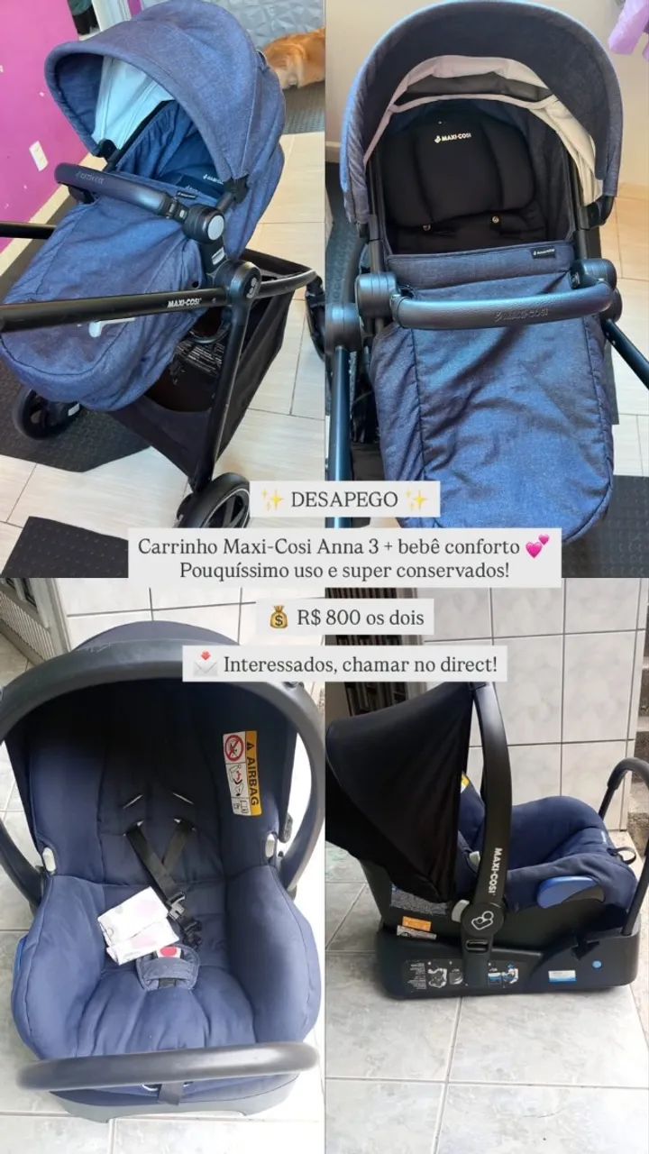 Carrinho de bebê maxi-cosi - Foto 2