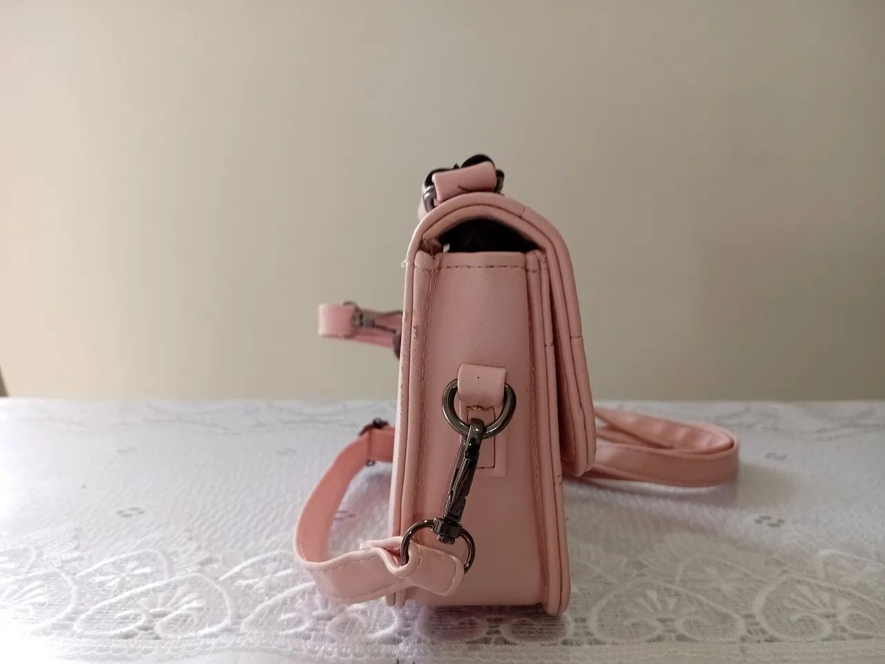 Bolsa transversal rosa - Foto 2
