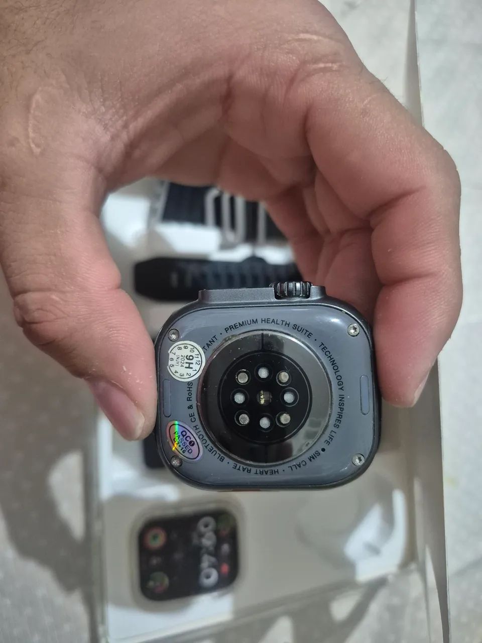 Smartwatch Microwear Ultra AI 3 com 49mm para iOS e Android - Preto - Foto 5