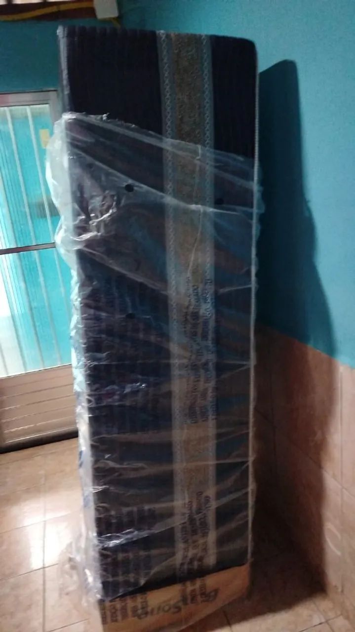 Cama box solteirão de mola