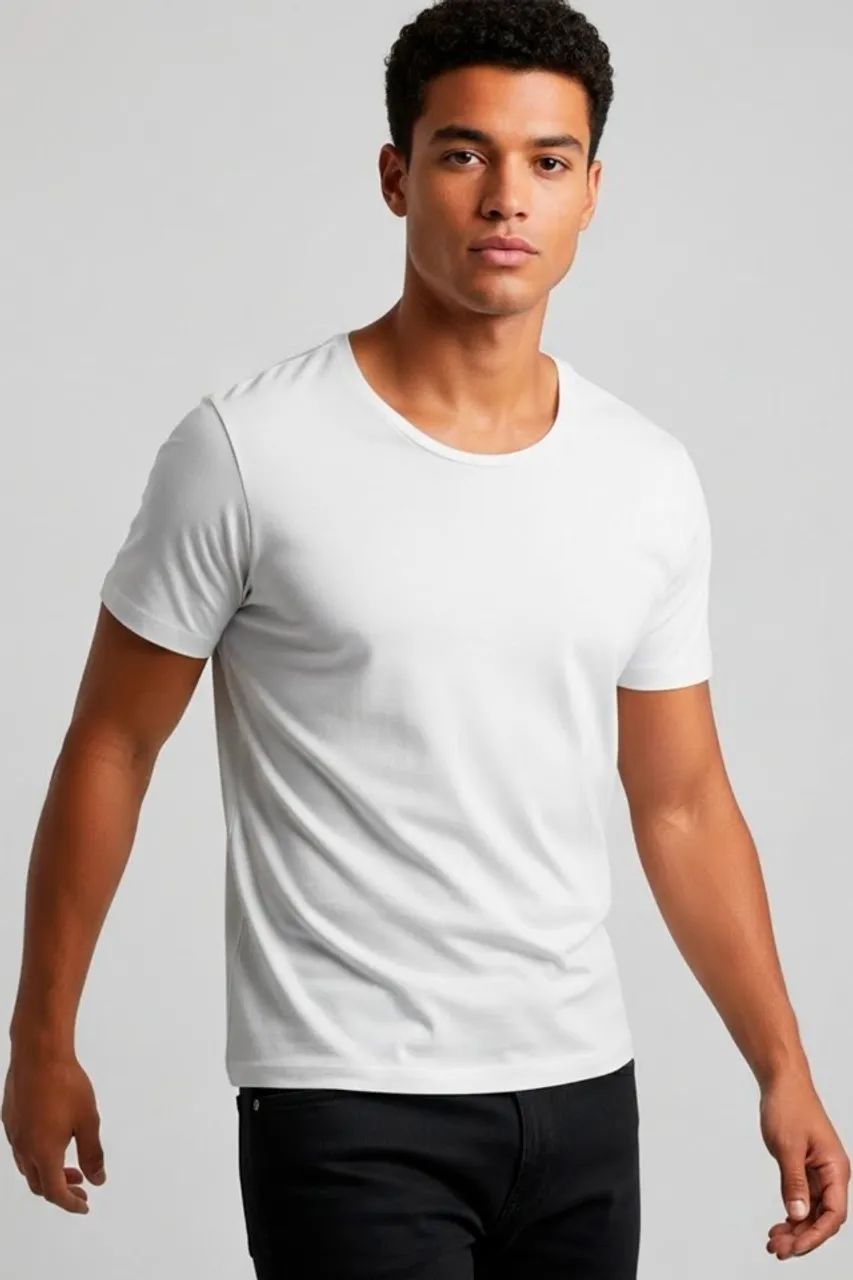 Camiseta Premium Purezza Algodão Egípcio - azul/ verde frete grátis 