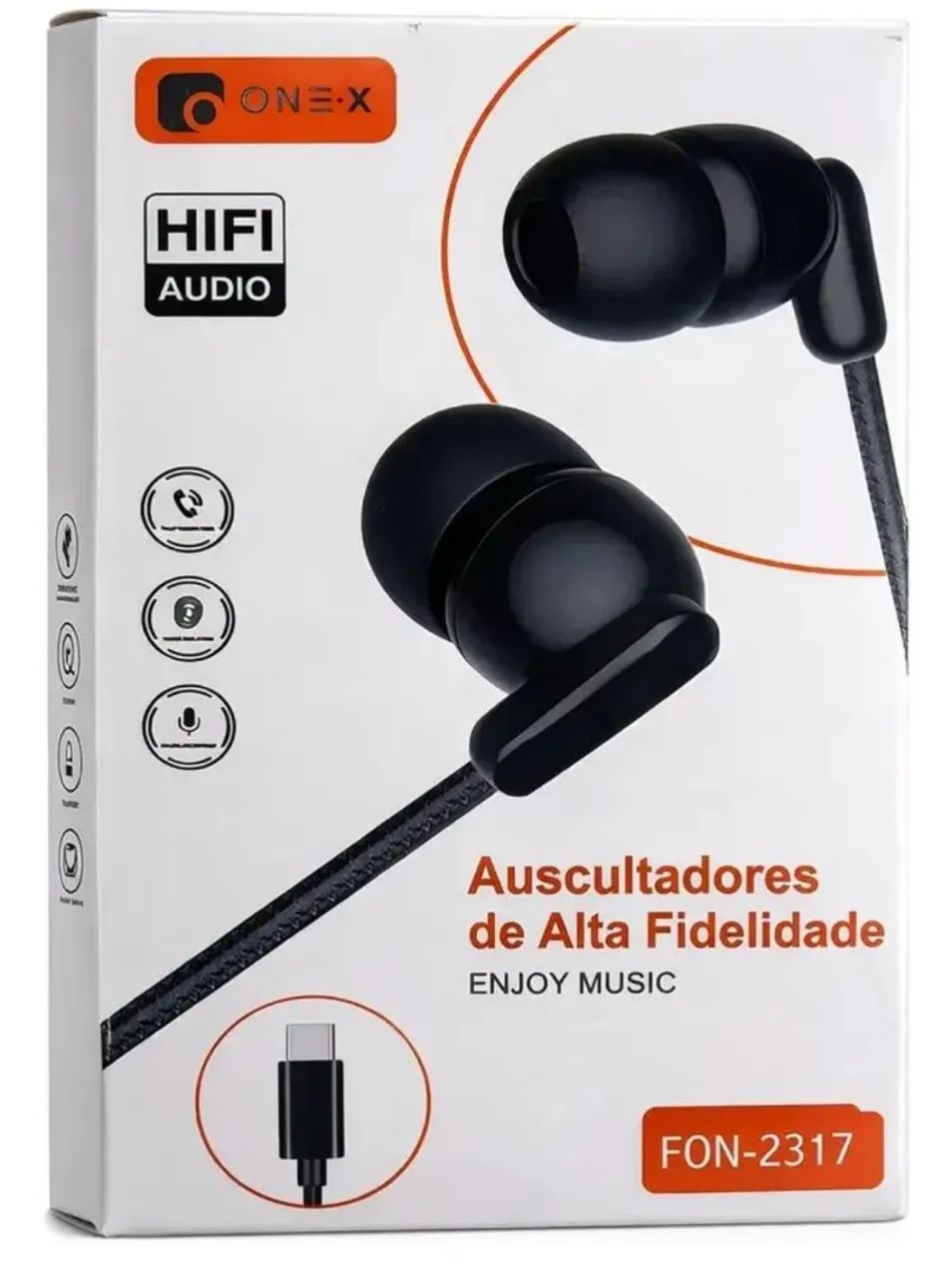 FONE DE OUVIDO TIPO-C <br> - Foto 3