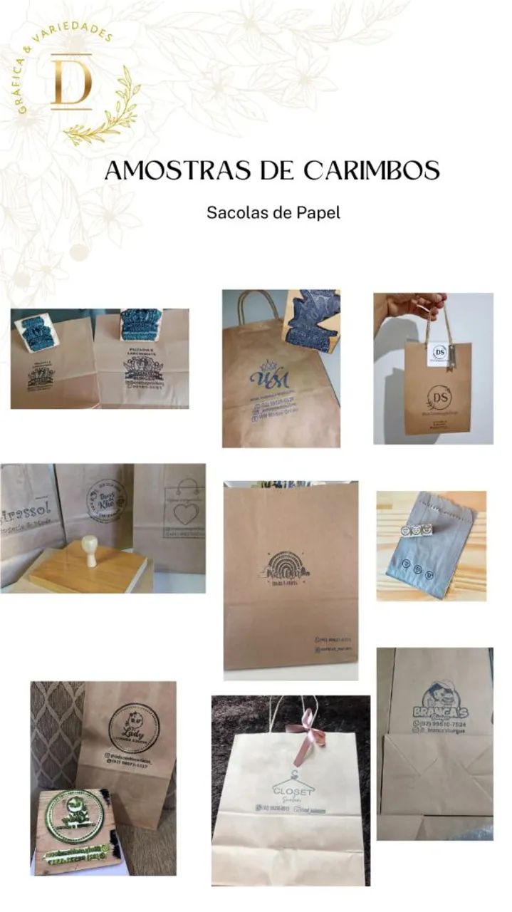 Carimbos personalizados 