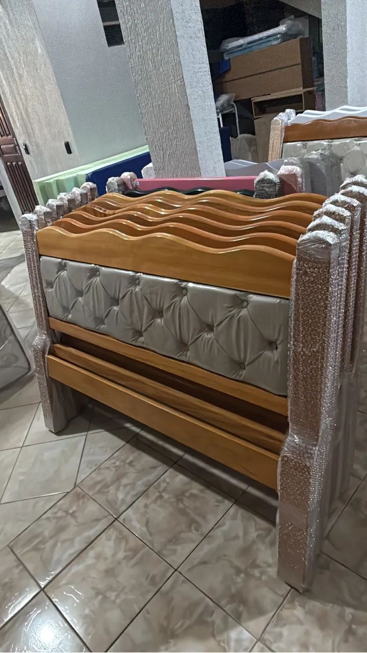 Cama de madeira maciça direto de fabrica  - Foto 2