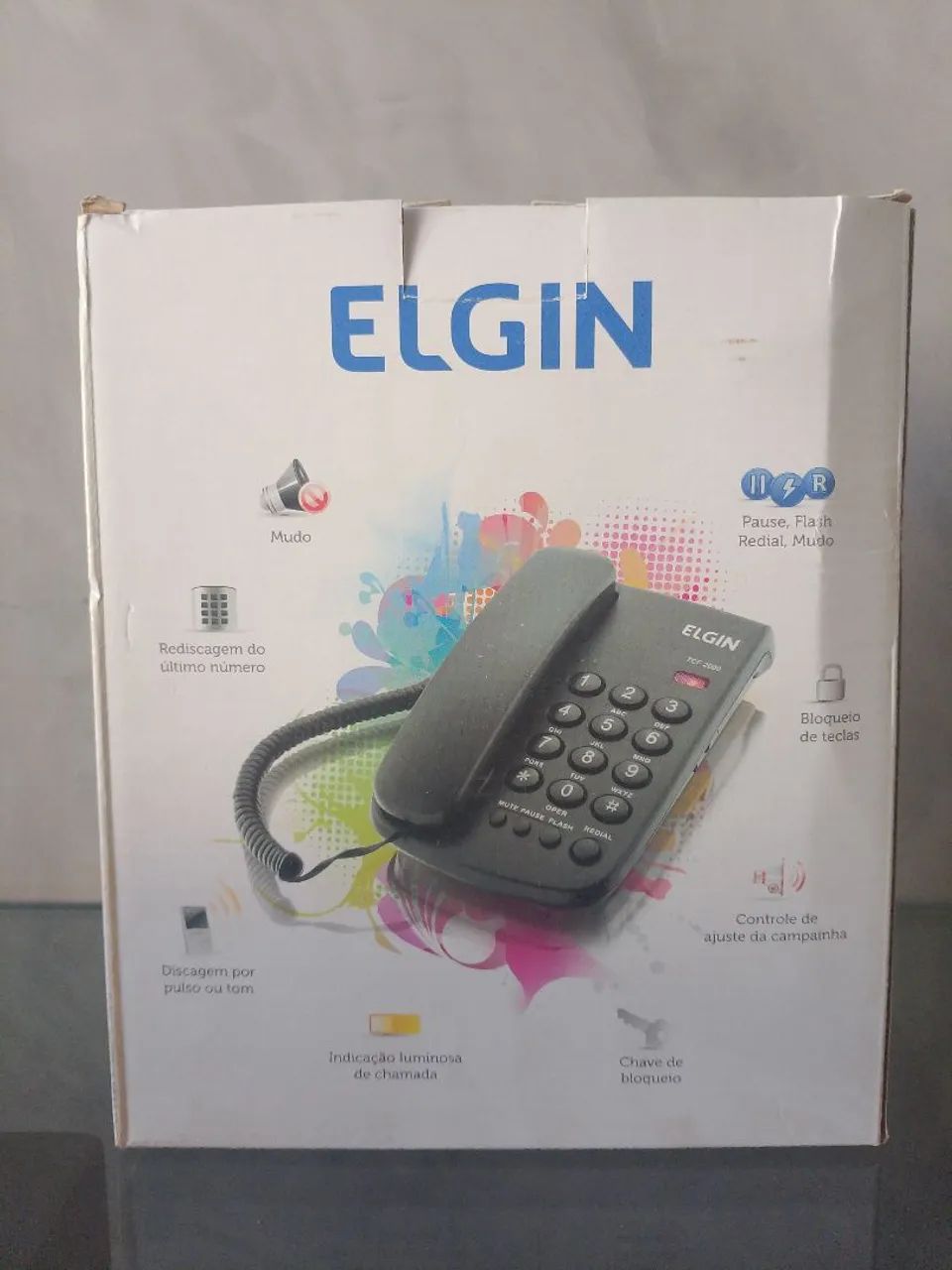 Telefone fixo mesa ELGIN - Foto 4