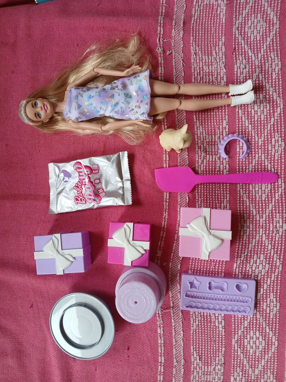 Boneca barbie articulada 