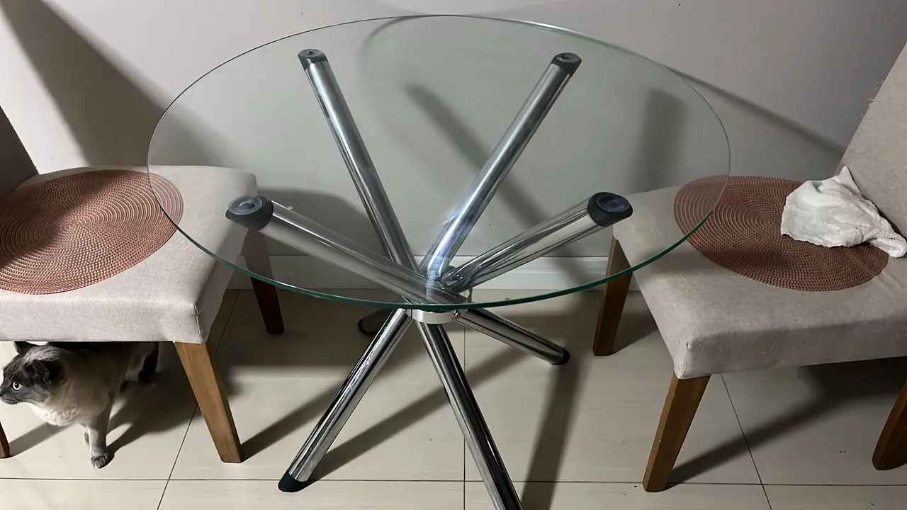 Mesa de vidro 