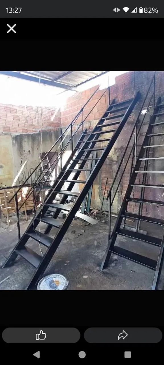Promoção de escada de ferro 