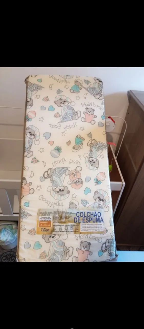 Vendo mini berço, móbile e dossel de mosquiteiro  - Foto 2