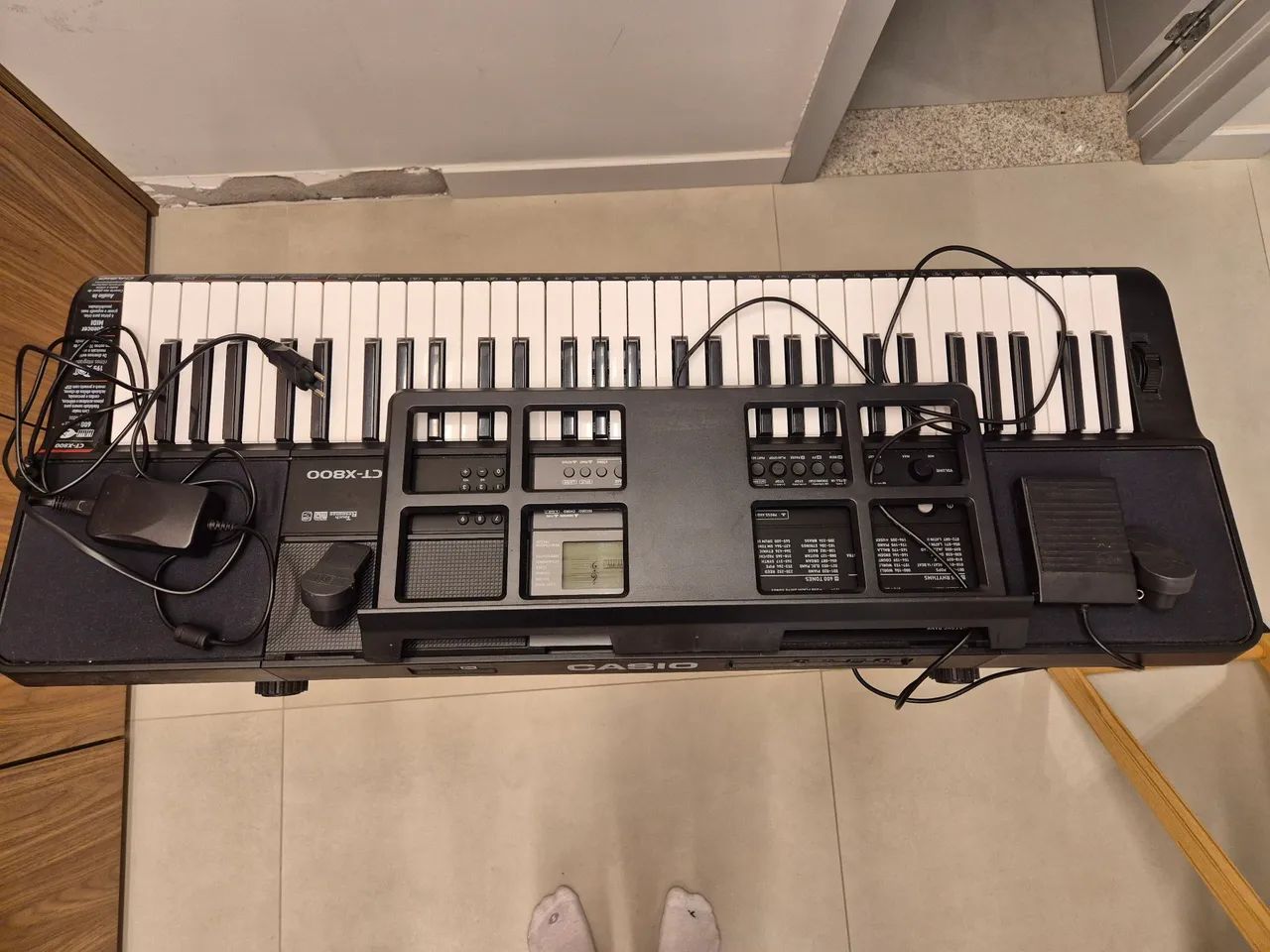 Teclado Casio CTX800 com pedal - Foto 2