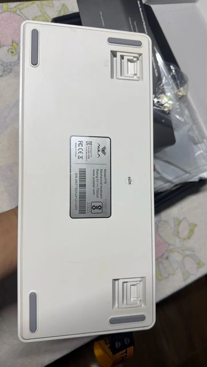 Teclado Aula F75 + Switch Akko Silver V3 - Foto 2