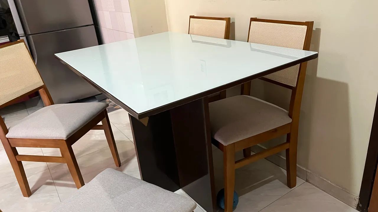 Mesa de Vidro/mdf - Foto 3