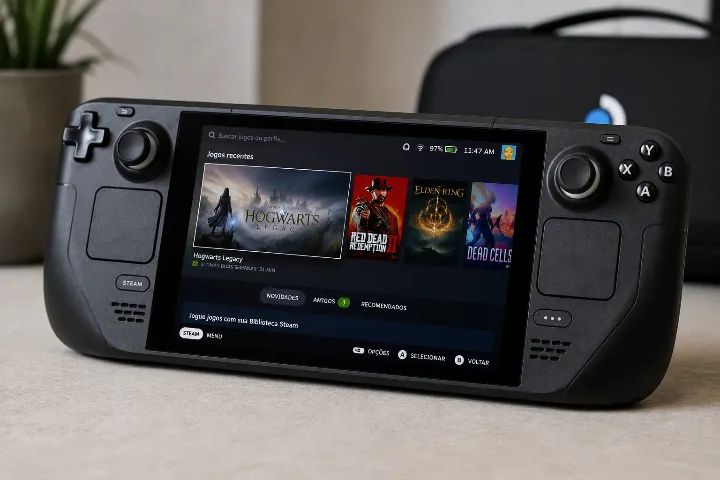 Steam Deck 256GB LCD - Consoles de Vídeo Game - Consolação, São