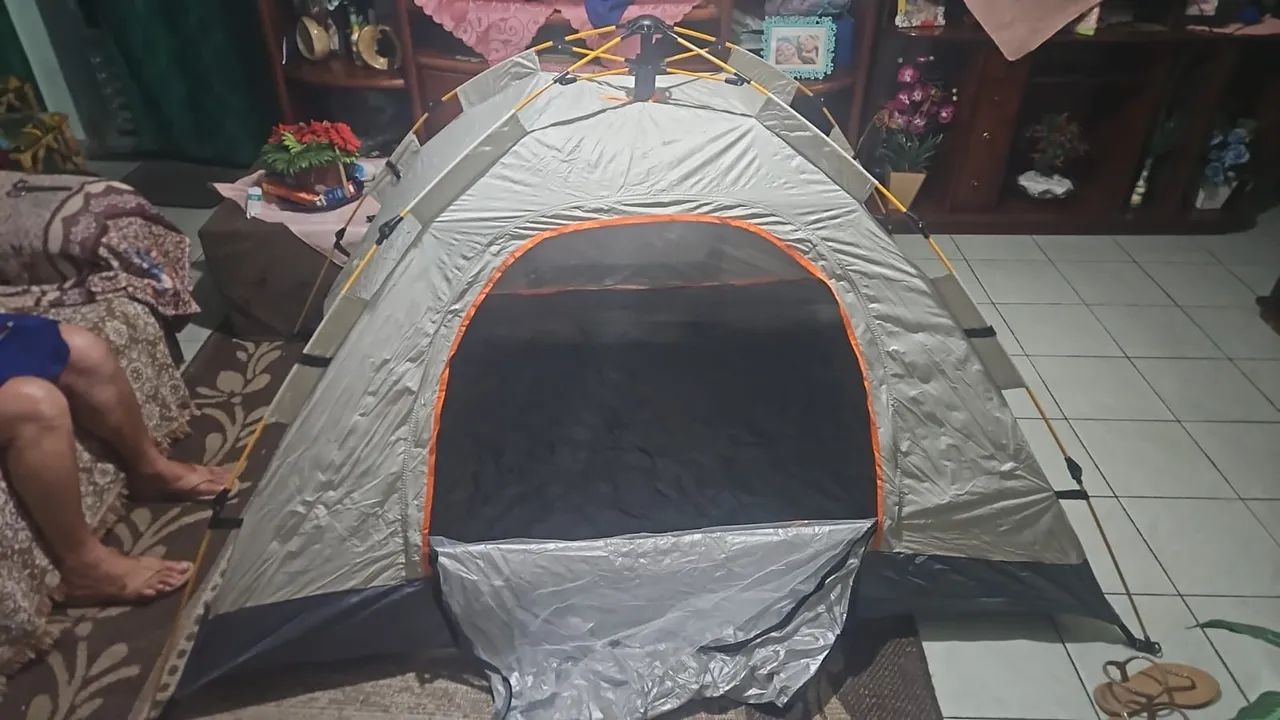 Barraca para até 3 pessoas 