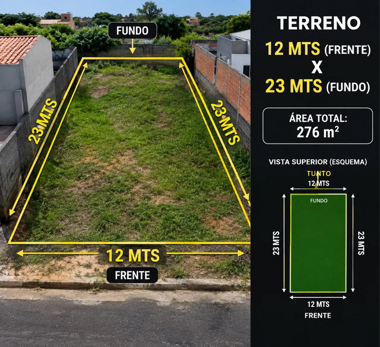 Terreno em Cemoaba 