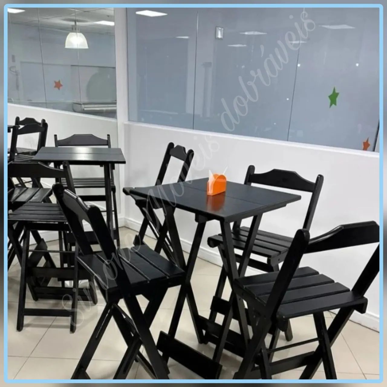 Mesa bistro com 2 cadeiras  - Foto 4