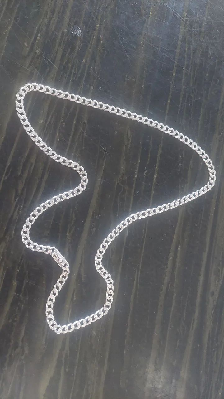 CORDÃO PRATA 925K MACIÇO 44.5 GRAMAS. - Foto 2