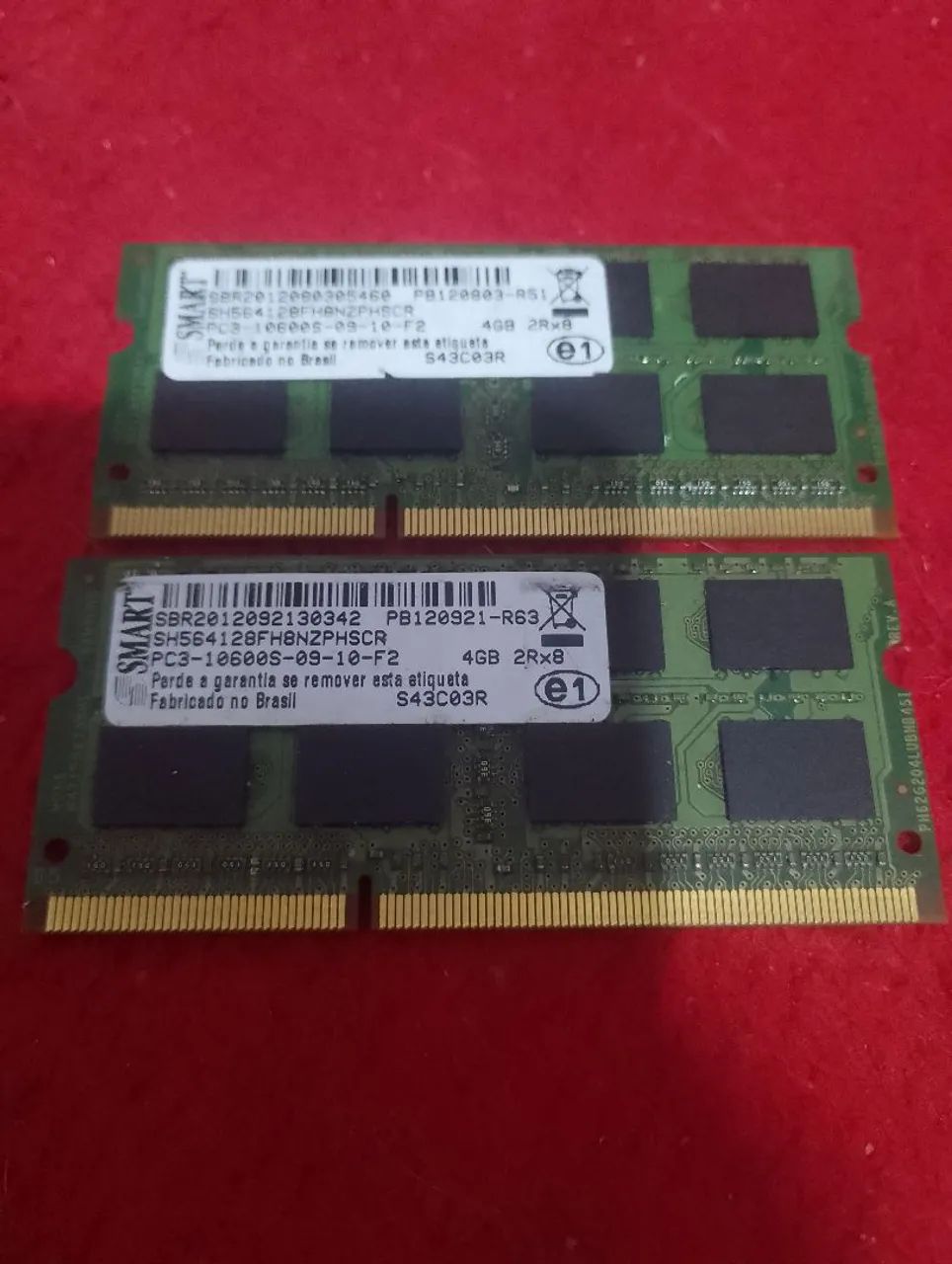 De memória DDR3 para notebook 4 x 4 8 GB