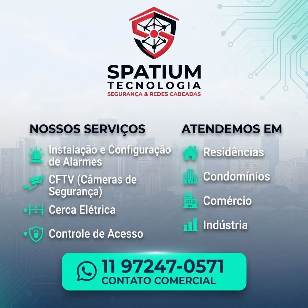 Implantação de Segurança Eletrônica 