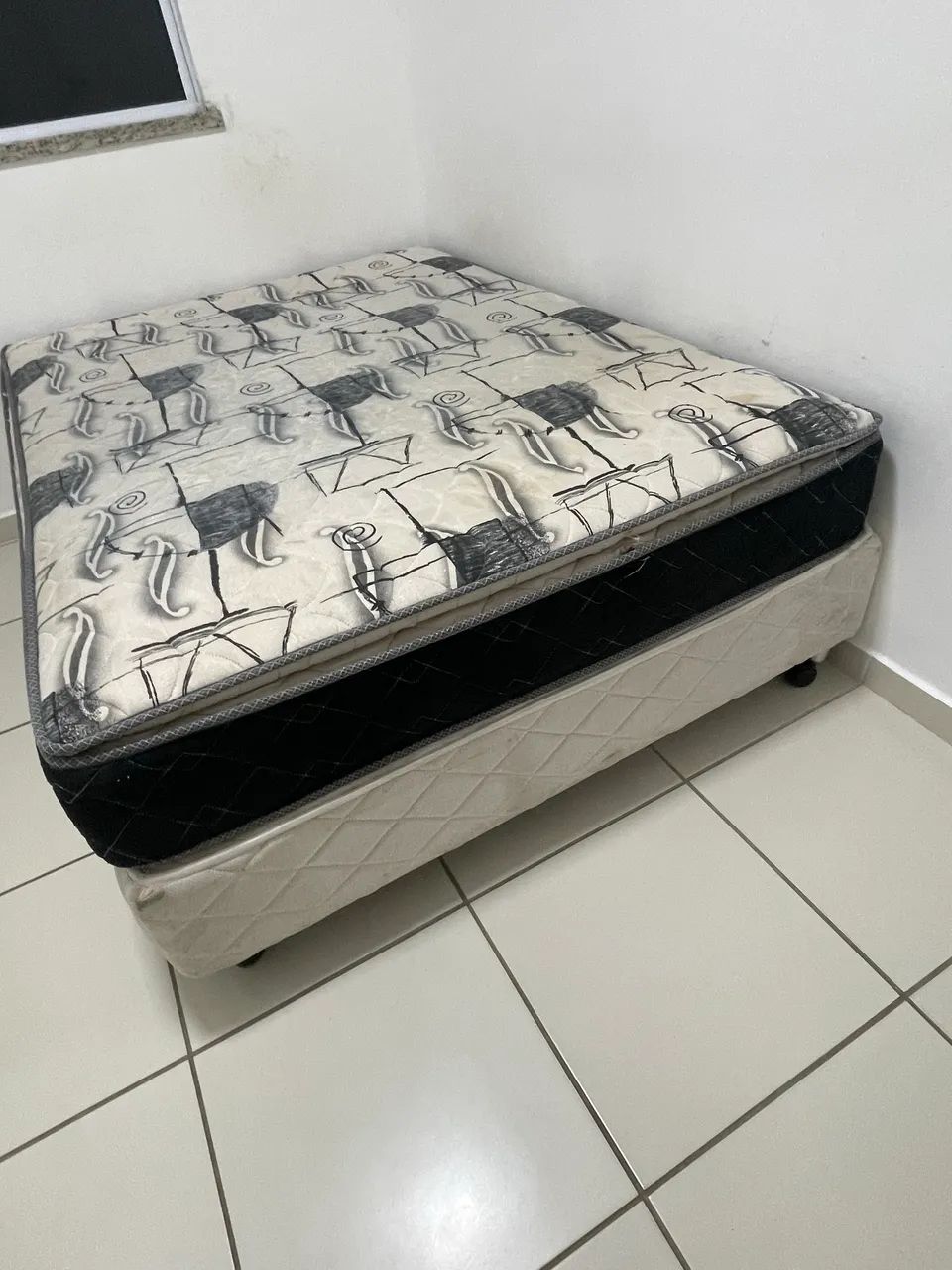 Cama box molas ensacadas 