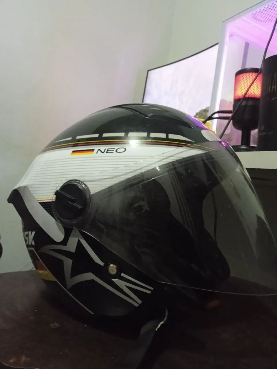 Capacete Norisk aberto  - Foto 2