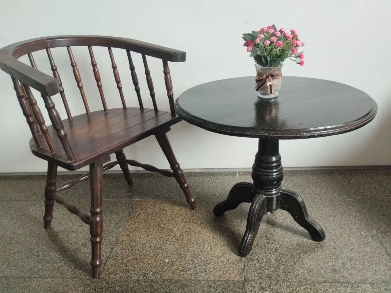 Cadeira de quarto. Antiguidade. - Foto 4