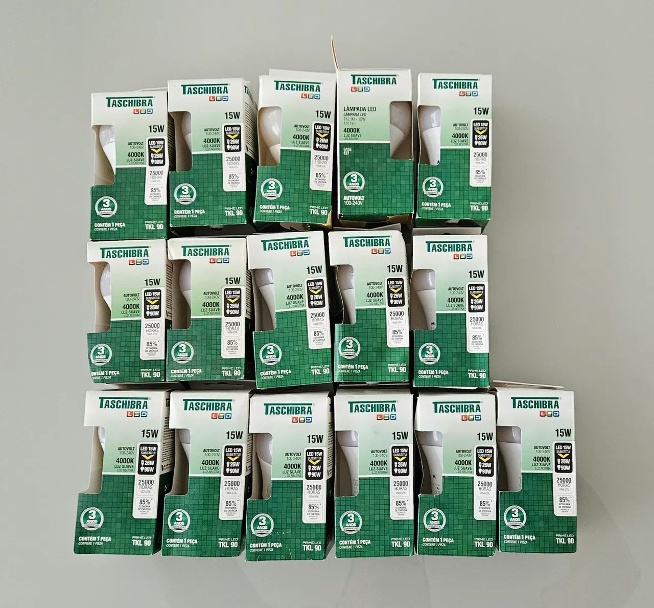 Kit 22 Lâmpadas LED 20w e 15w novas!