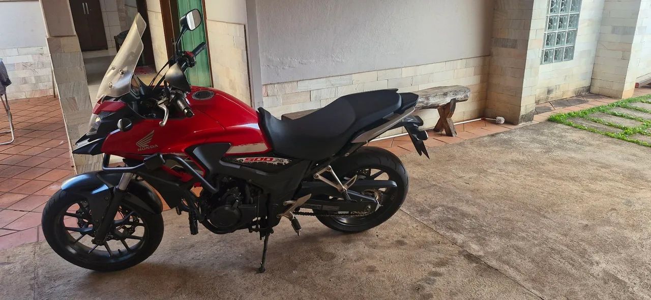 CB 500 X sem detalhes e com acessórios  - Foto 4