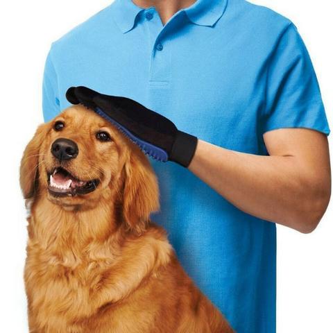 Luva Escova Pet Nano Magnética Tira Pelos De Cães E Gatos - Foto 4