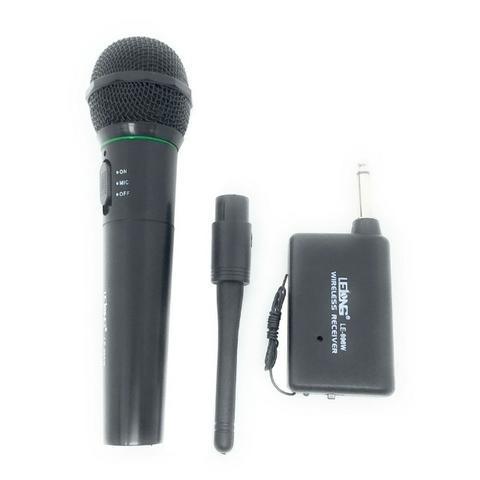 Microfone Sem Fio LE-996W Lelong Completo Profissional Uso Geral - Foto 2