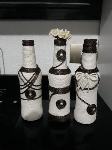 Garrafas decoradas - Foto 3