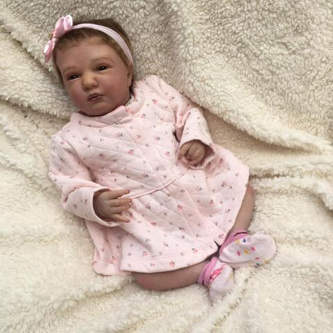 Bebê reborn menina olhos abertos - Foto 4
