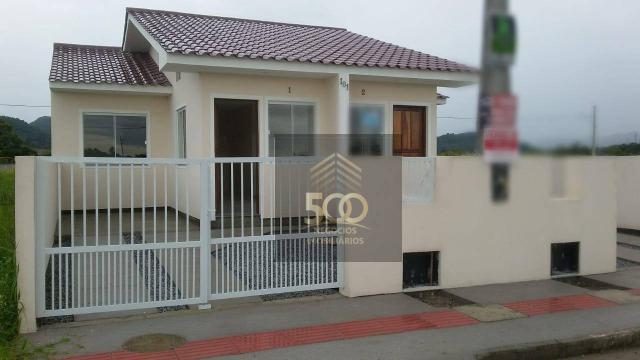 Ca0172 - casa 02 dormitórios, 50m² à venda por r$ 154.000 - bela vista - palhoça-sc