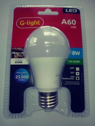 Lâmpada solar 12v 8w led