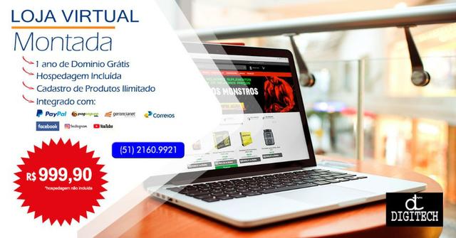 Criação de Loja Virtual para Comerciantes