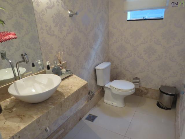 Casa moderna a venda / condomínio rk / 4 quartos / churrasqueira / paisagismo / região dos - Foto 8