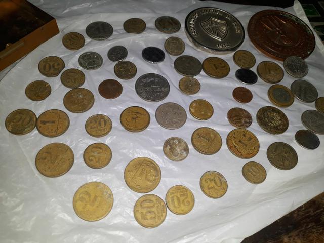 Moedas antigas pra colecionador