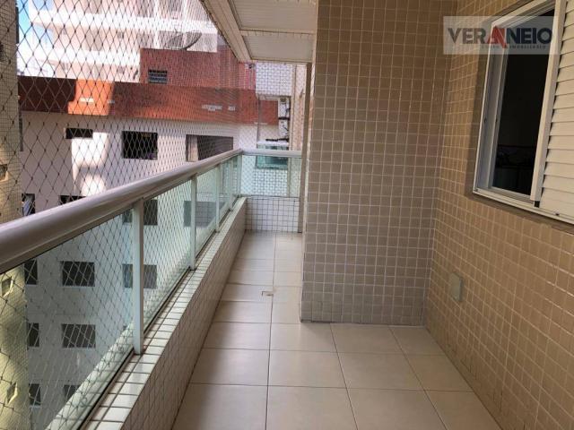 Apartamento com 2 dormitórios para alugar, 99 m² por R$ 3.100,00/mês - Canto do Forte - Pr - Foto 19