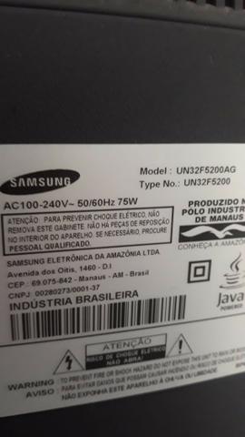 Vendo TV Samsung 32 POL Com Defeito na Tela - Foto 6