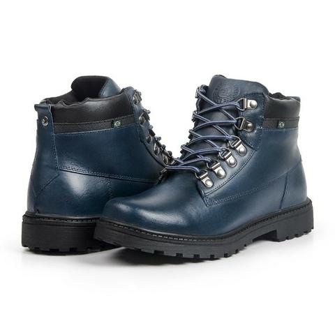 bota coturno couro masculino