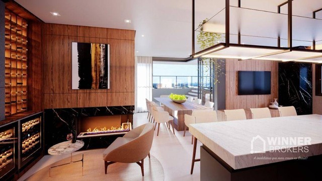 Cobertura Penthouse com 3 dormitórios à venda, 145 m² por R$ 1.249.241 - Boa Vista - Curit - Foto 5