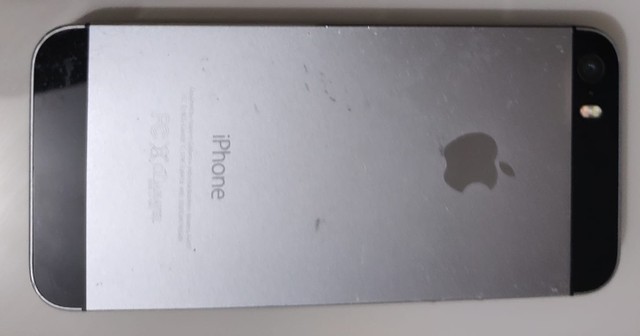 iphone 5 cinza e preto