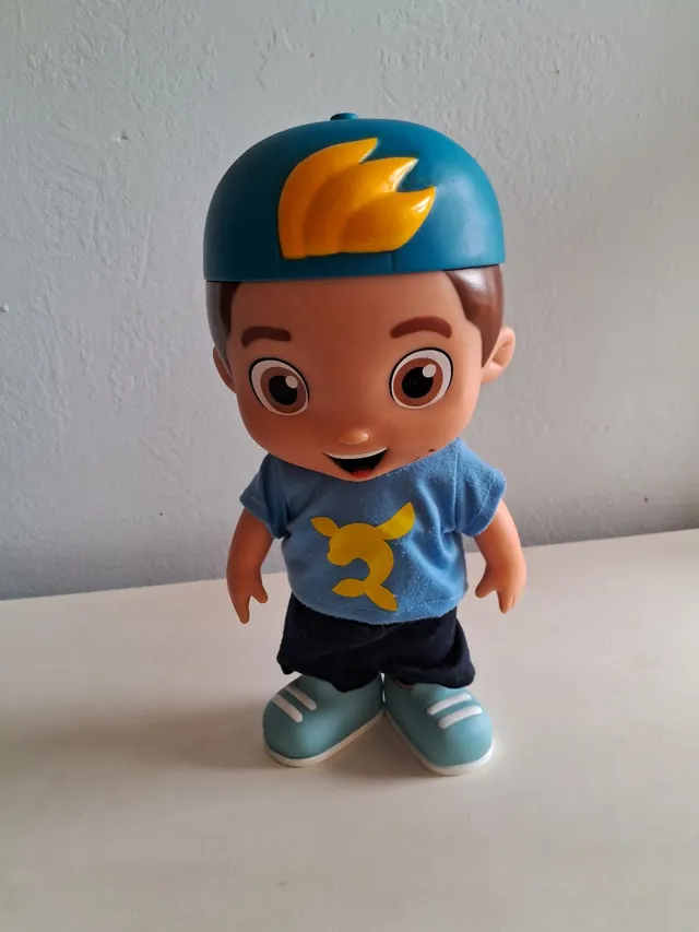 Boneco Infantil Gigante Luccas Neto Aventureiro Articulado 45cm