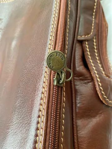 Mochila italiana couro legítimo  - Foto 3