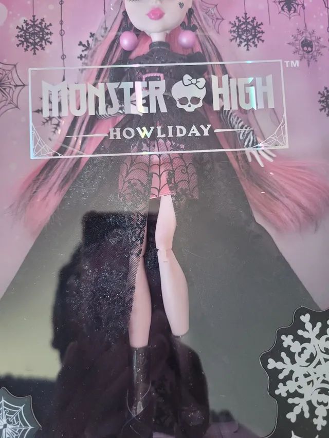 Monster High Howliday Winter Edition boneca Draculaura coleção de