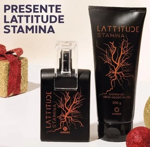Kit Perfume Stamina e Shower Gel - Kit Presente de Natal