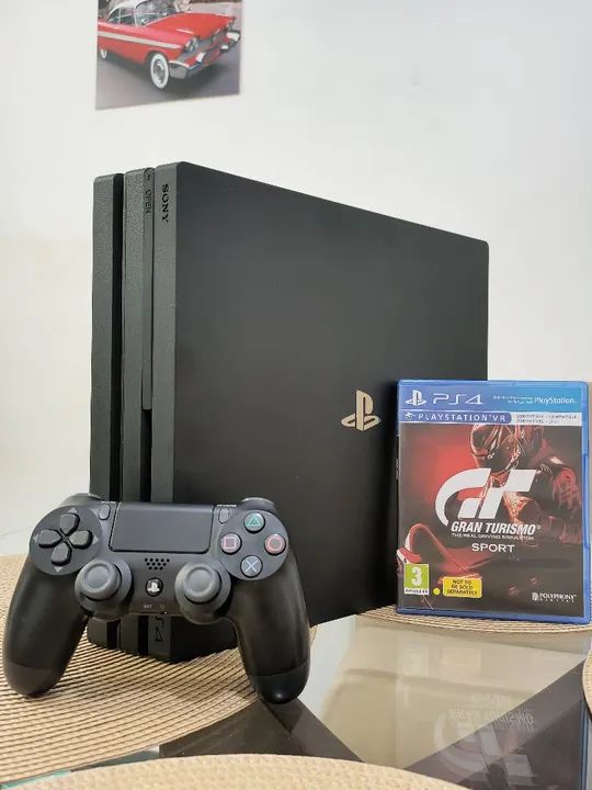 PS4 pro impecável na caixa 
