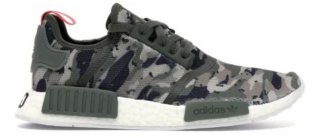 Adidas nmd clearance camuflado cinza